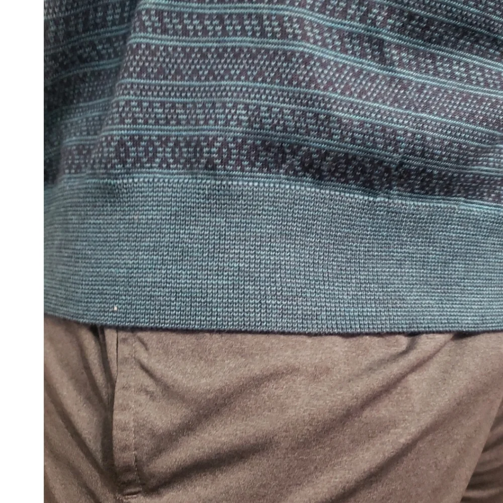 Cutter And Buck Men's Sweaters Monck Neck 1/4 Bottons Wool/ Acrylic 3XL Tall